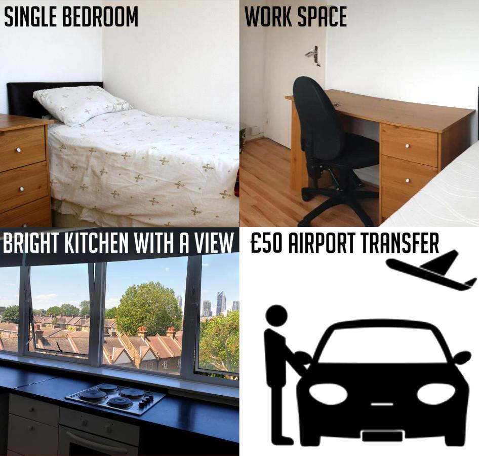 Elephant & Castle - Zone 2 - Private Rooms - Shared Bathroom London Exterior foto